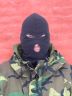 Balaclava commandohue 3 huller stof bommuld