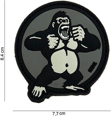 King kong patch PVC stof mærke