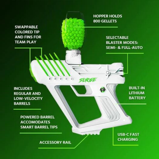 Gelblaster Surge i en tidlig model