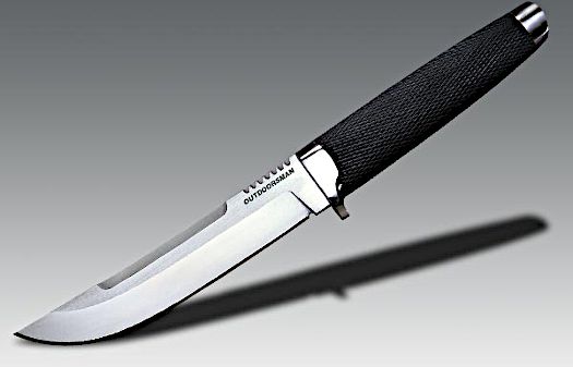 Cold Steel Outdoorsman San Mai III VG-1 model 18H, - læderskede med knaplukke