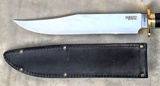 Cold Steel Laredo Bowie, San Mai III VG-1 stål, - luksus kniv med læderskede