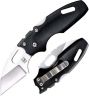 Cold Steel Tuff Lite foldekniv, robust lockback med enhåndsbetjening, clip til fastgørelse