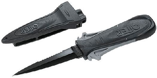 Dykkerknive, dykkerknives skeder, dykkerknives brug og montering