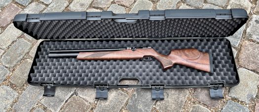 FXairguns riffelkuffert med babseskum 1165 x 275 x 95 mm indvendig, soldi sort syntetisk, materiale