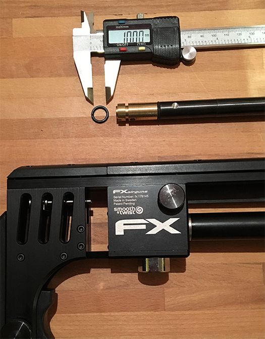 FX airguns Impact luftgevær pibe o-ringe