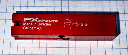 5-skuds magasin til Biathlon, FX kaliber 4,5 mm / .177