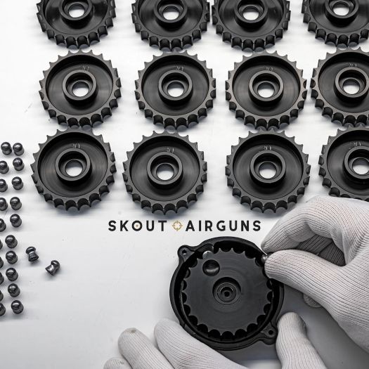 SKOUT airguns produktions galleri af EPOCH komponenter