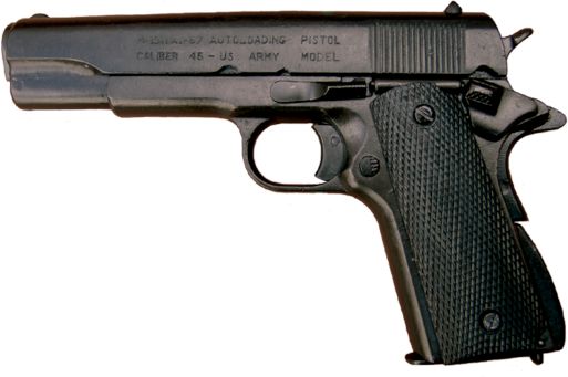 Colt Government Sort m. Syntetisk grip skaller