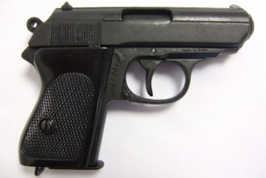 Walther PPK tysk politi og militærpistol, modelpistol til dekoration varenummer 1277