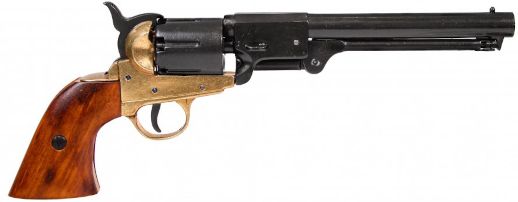 Dekorationsmodel af foladerevolver fra 1860 Denix model 1083/L