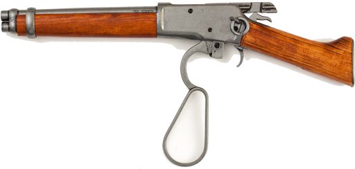 Short winchester leveraction 1095, Mare´s leg, Randal Special cowboy- og terminatoragtig kort bøjlespænder