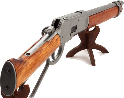 Short winchester leveraction 1095, Mare´s leg, Randal Special cowboy- og terminatoragtig kort bøjlespænder