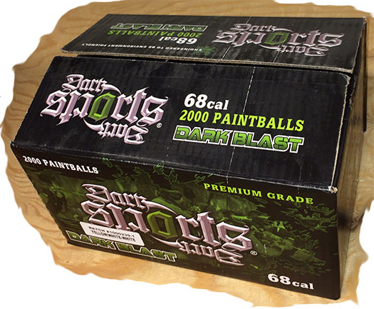 .68 cal paintballs Dark Sports Dark Blast