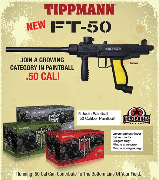 Tippmann .50 cal paintball