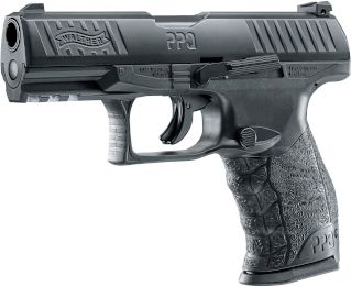 Walther PPQ M2 .43 Caliber T4E CO2 drevet paintballpistol, sort