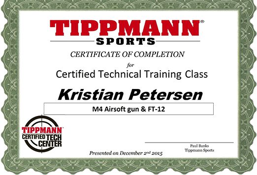 Tippmann certified tech-center