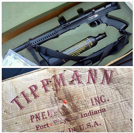 Tippmann pumpgun 68 special fra cirka 1986