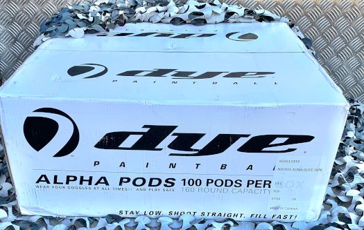 Dye 160 skuds pots til .68 caliber paintballs, ekstramagasin til paintball