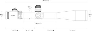 Hawke 30 mm luftriffel kikkert 10 - 50 x 60 mm