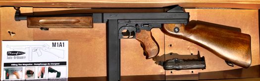 Tommygun GBB Thompson M1A1 auto-ordnance 6 mm gas blowback maskinpistol