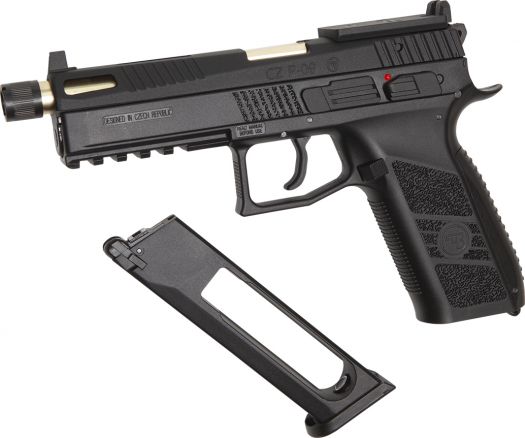 CZ P-09 OR optic ready co2 pistol med blowback, sort