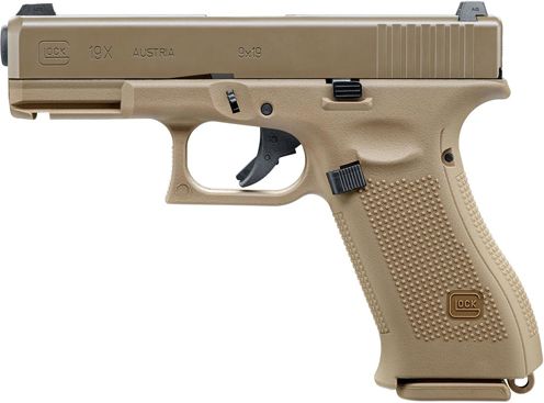 Glock 19X gas blowback pistol