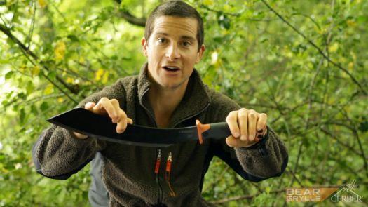 Bear Grylls Fotostat med kniv